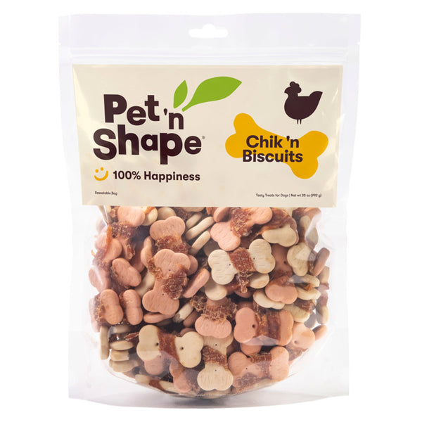 Pet 'N Shape Chik 'n Dog Biscuits, 35-oz, Pet 'N Shape
