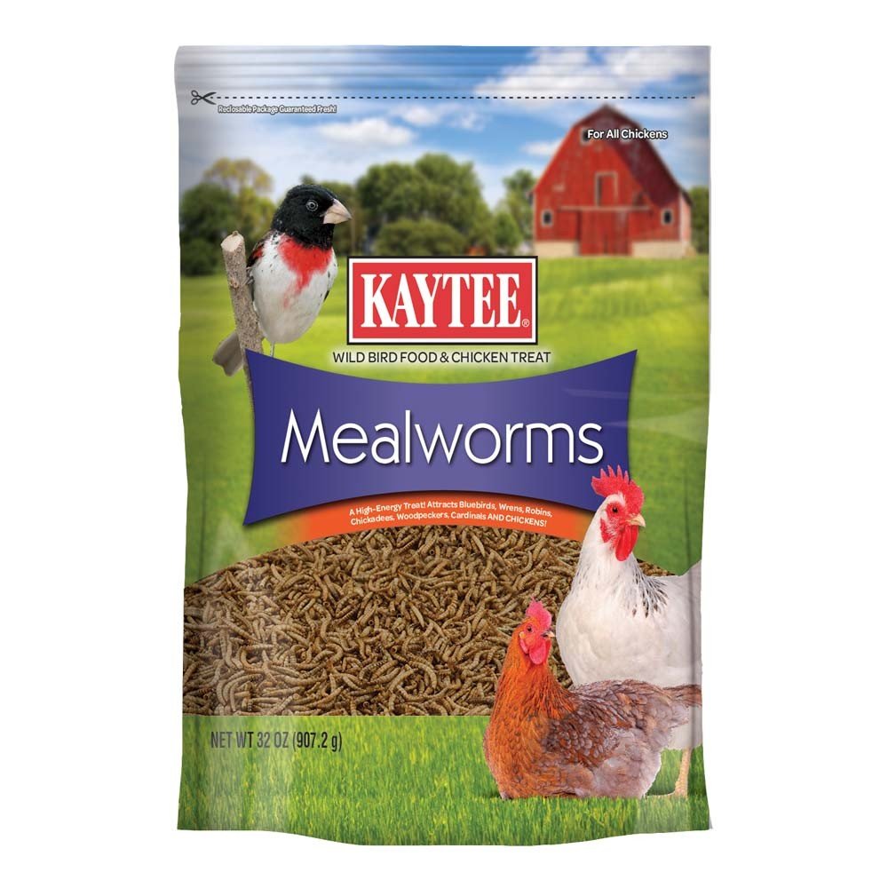 Kaytee Wild Bird Mealworm Pouch 32-oz - Kwik Pets
