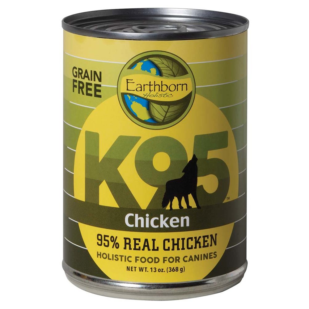 Earthborn Holistic Grain Free K95 Meat Protein Wet Dog Food Chicken, 13 oz, Earthborn
