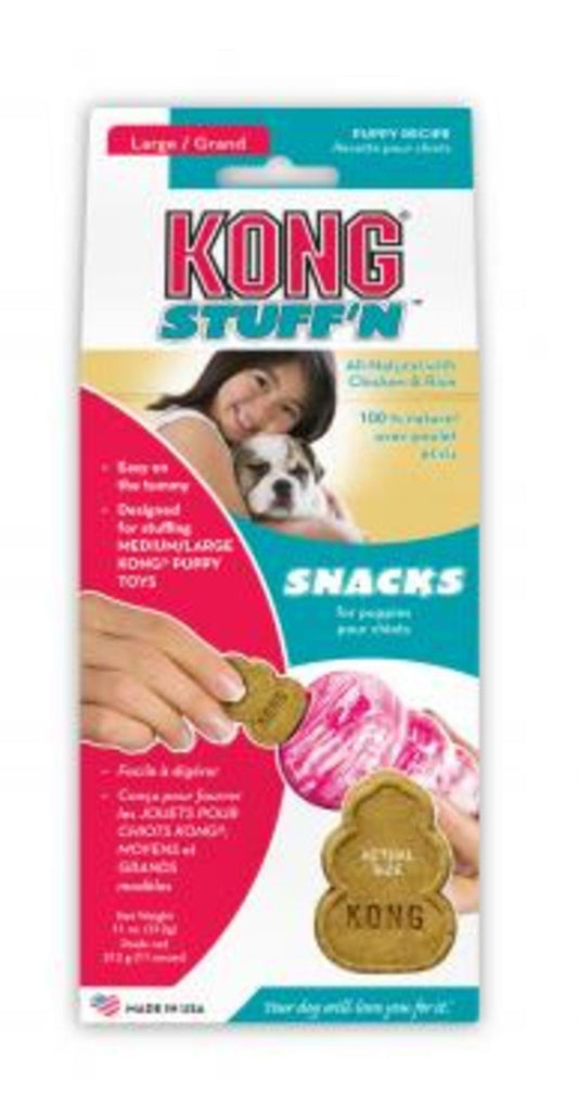 KONG Stuff'N Snacks Puppy Treats Chicken Liver, LG, 12 oz, KONG