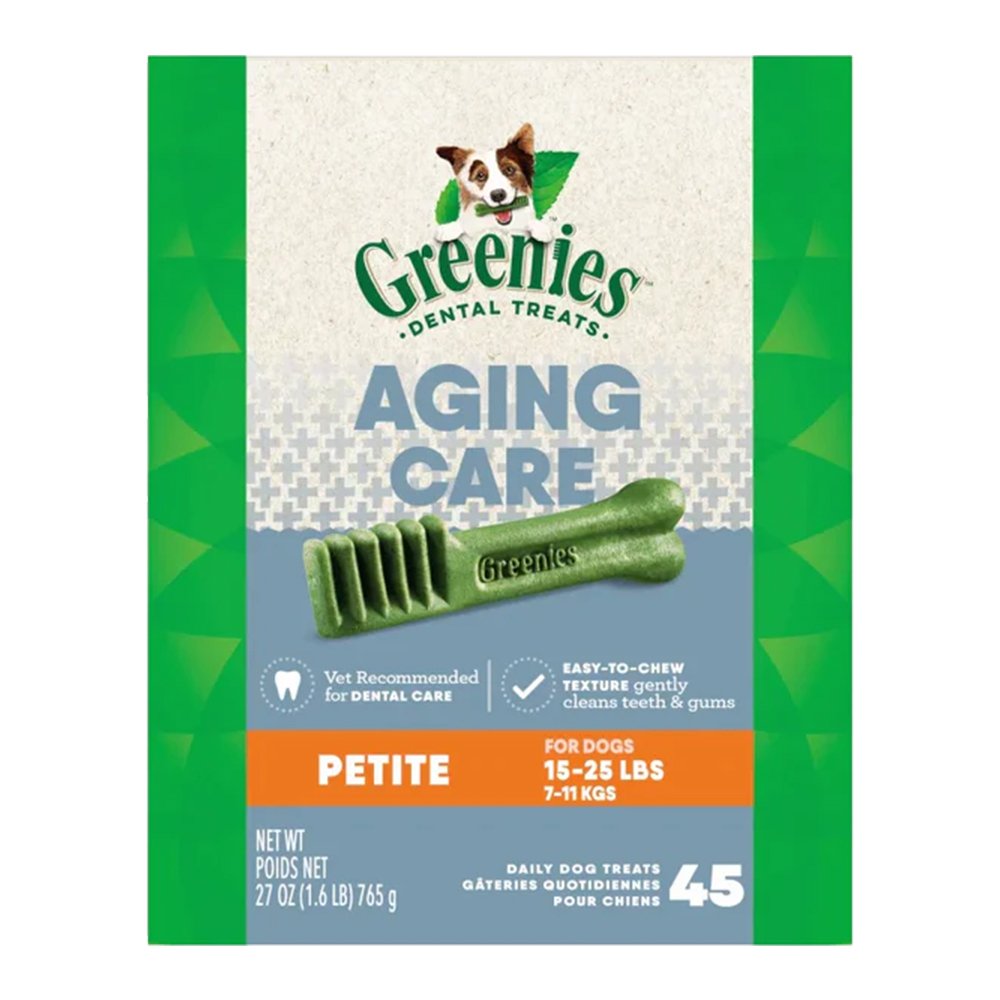 Greenies Senior Aging Care Petite Natural Dental Dog Treats, 27oz