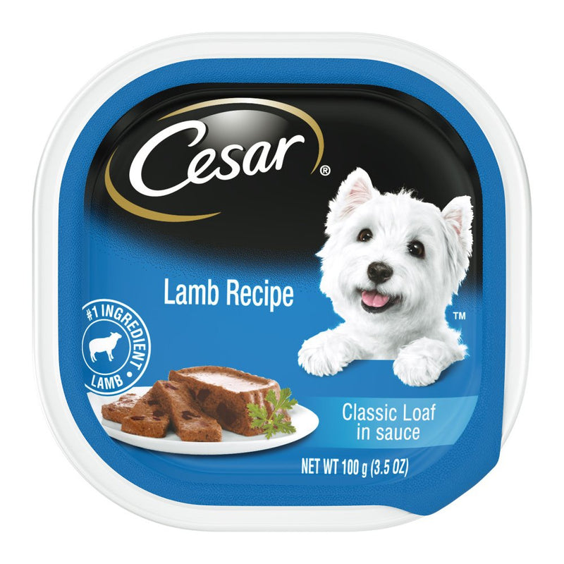 Cesar Classic Loaf in Sauce Adult Wet Dog Food, 3.5oz, Cesar