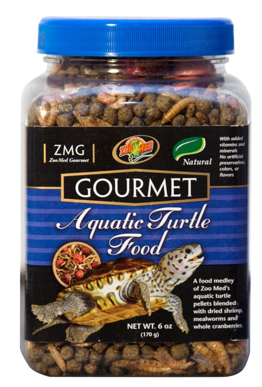 Zoo Med Gourmet Aquatic Turtle Dry Food 6 oz, Zoo Med