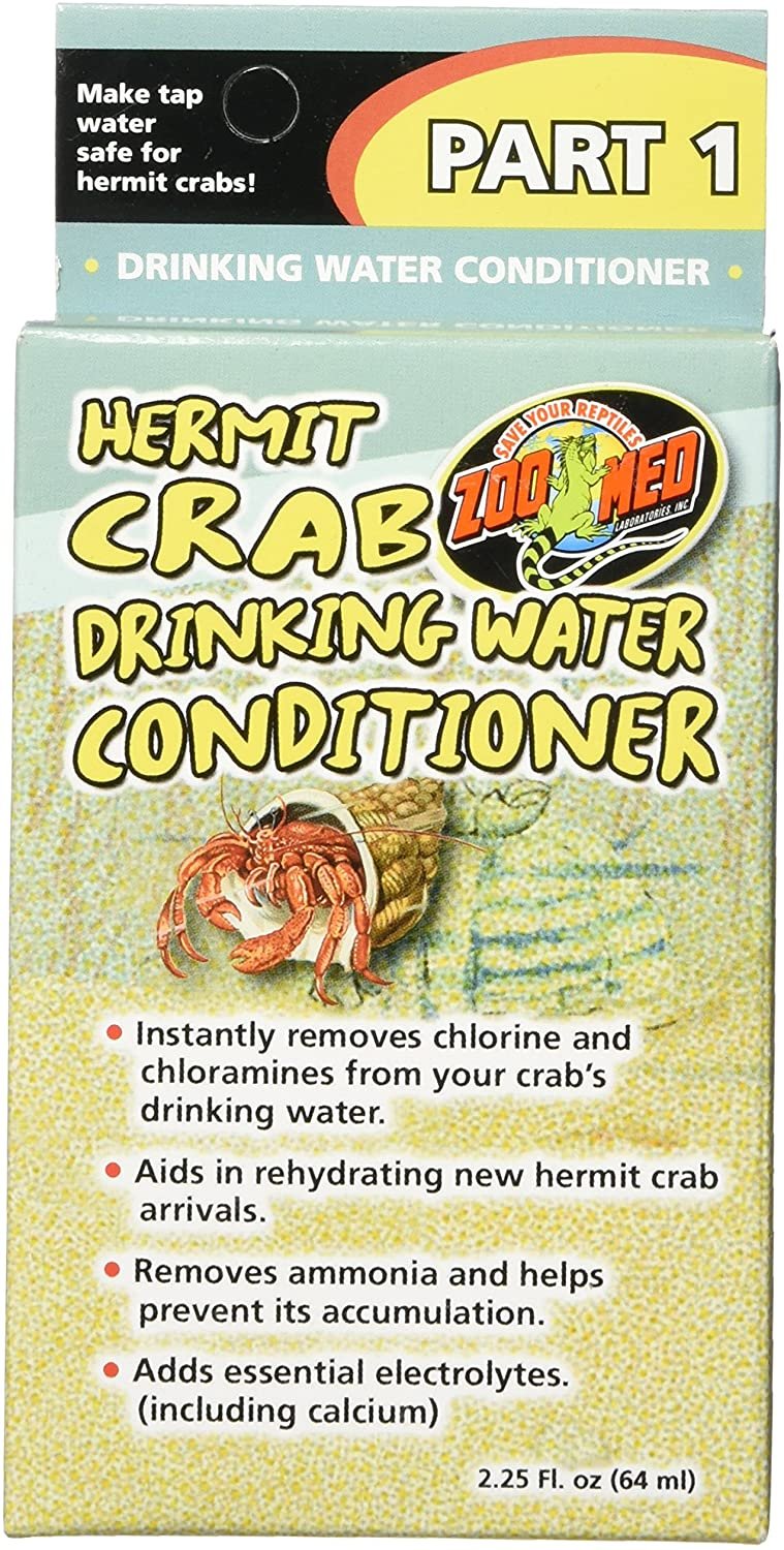 Zoo Med Hermit Crab Drinking Water Conditioner 2.25 oz, Zoo Med
