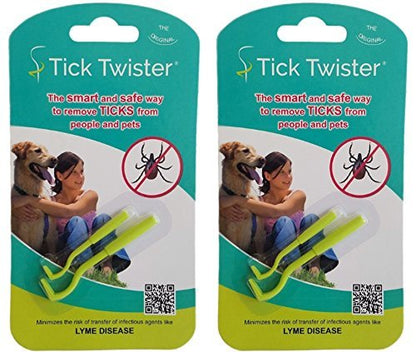 Tick Twister Tick Remover Set with Small and Large - Pack of 2, Tick Twister