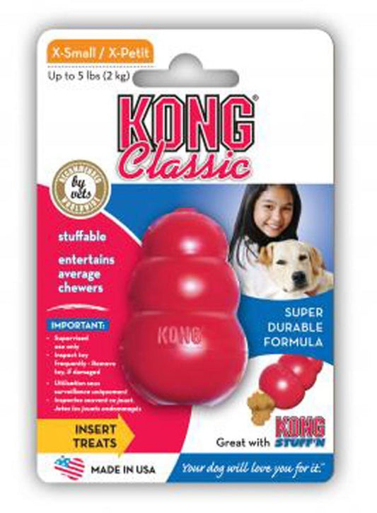 KONG Classic Dog Toy, XXS, KONG