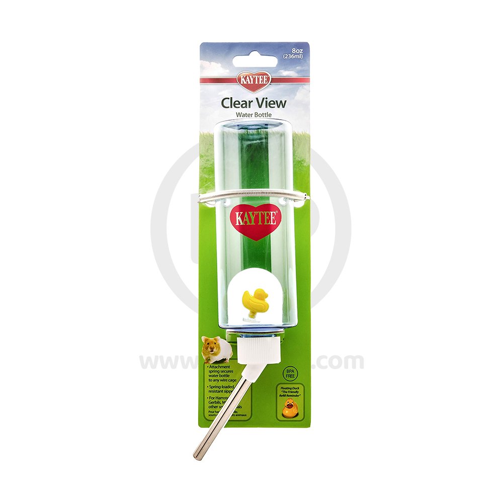 Kaytee Clear View Wasserflasche 118 Ml – Tropfsicher Für Hamster, Mäuse & Rennmäuse