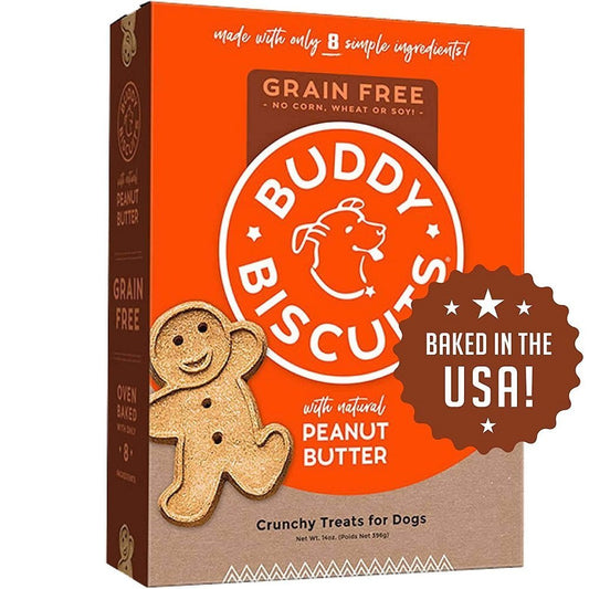 Cloud Star Dog Grain Free Buddy Peanut Butter 14oz, Cloud Star