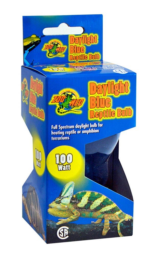 Zoo Med Daylight Blue Reptile Bulb 100W, Zoo Med
