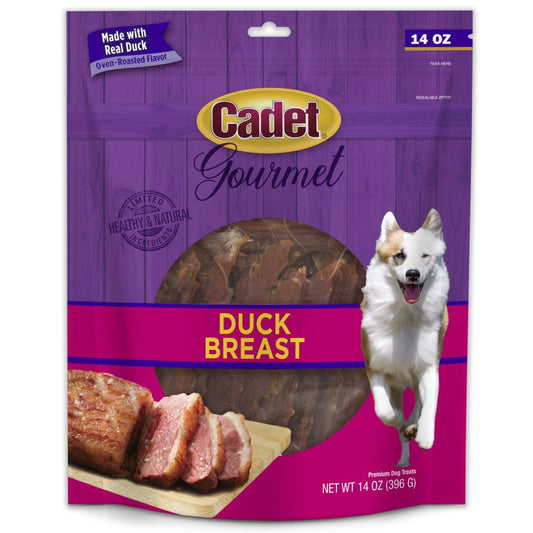 Cadet Gourmet Duck Breast Dog Treats Breast, Duck, 14 Oz., Cadet