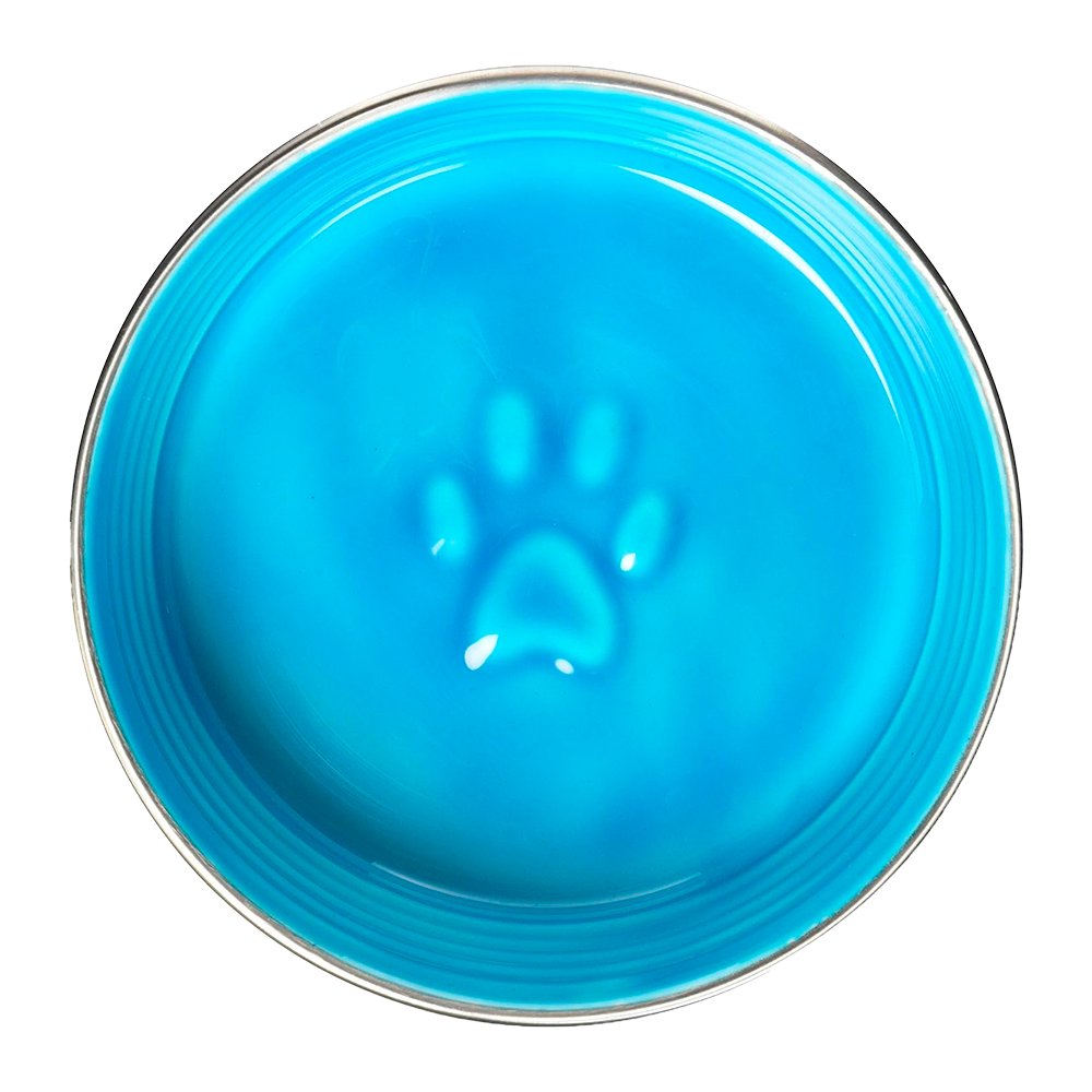 Loving Pets Le Bol Dog Bowl Seine Blue, MD, Loving Pets