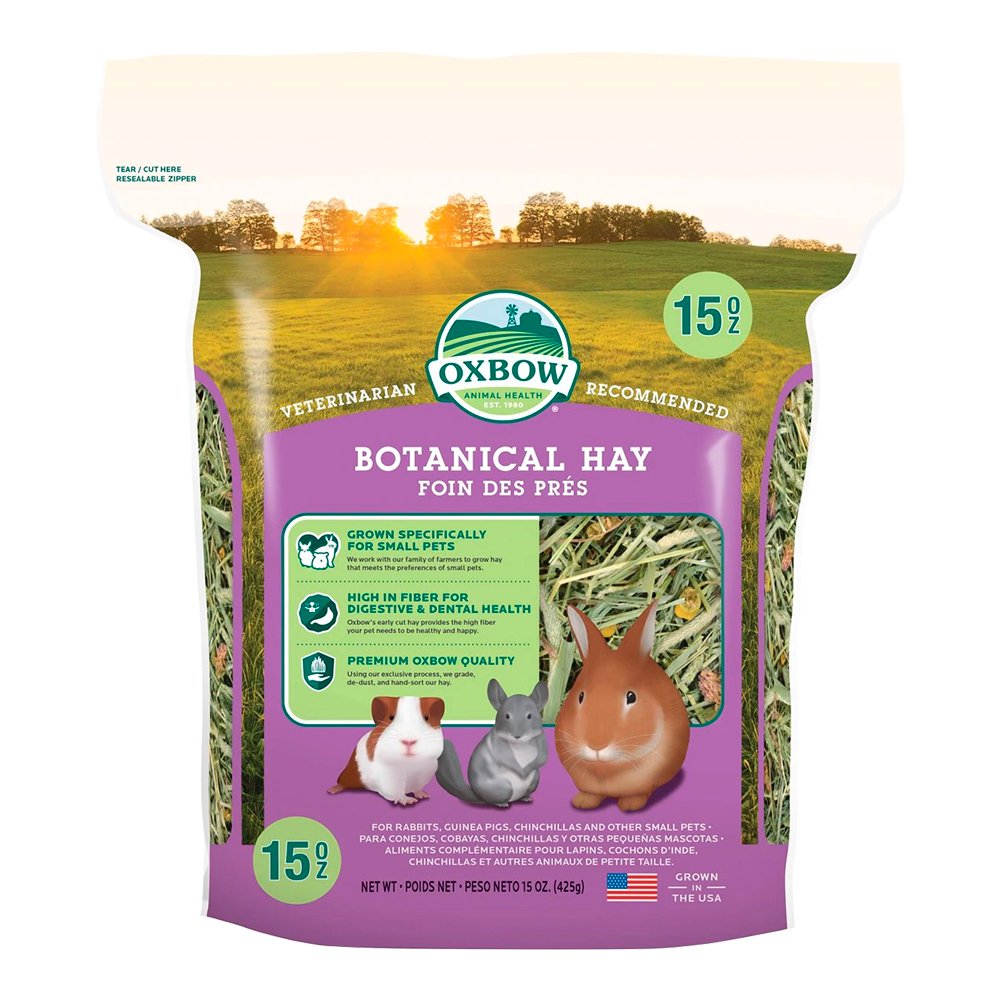 Oxbow Animal Health Botanical Hay Small Animal Treat, 15 oz, Oxbow