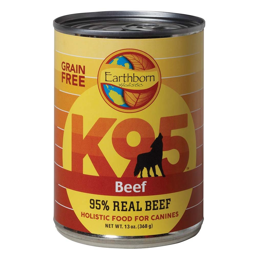 Earthborn Holistic Grain Free K95 Meat Protein Wet Dog Food Beef, 13 oz, Earthborn