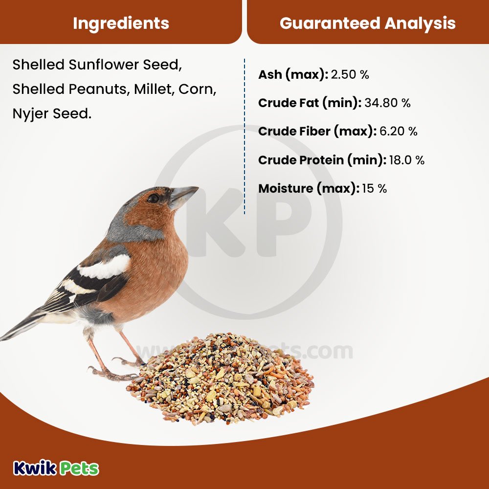 Volkman Seed Company Premium Wild Bird No Waste Food, 5 lb, Volkman