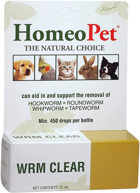 HomeoPet WRM Clear 15 ml, HomeoPet