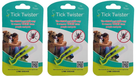 Tick Twister Tick Remover Set with Small and Large - Pack of 3, Tick Twister