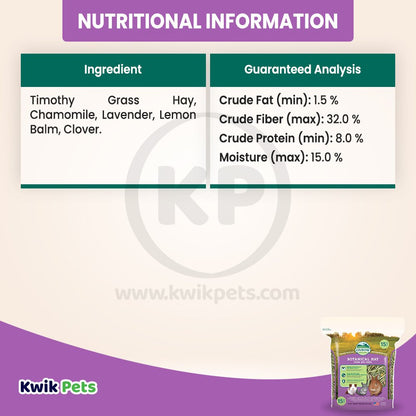 Oxbow Animal Health Botanical Hay Small Animal Treat, 15 oz, Oxbow