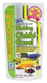 Hikari USA Cichlid Excel Sinking Pellets Fish Food, 12 oz, Mini, Hikari