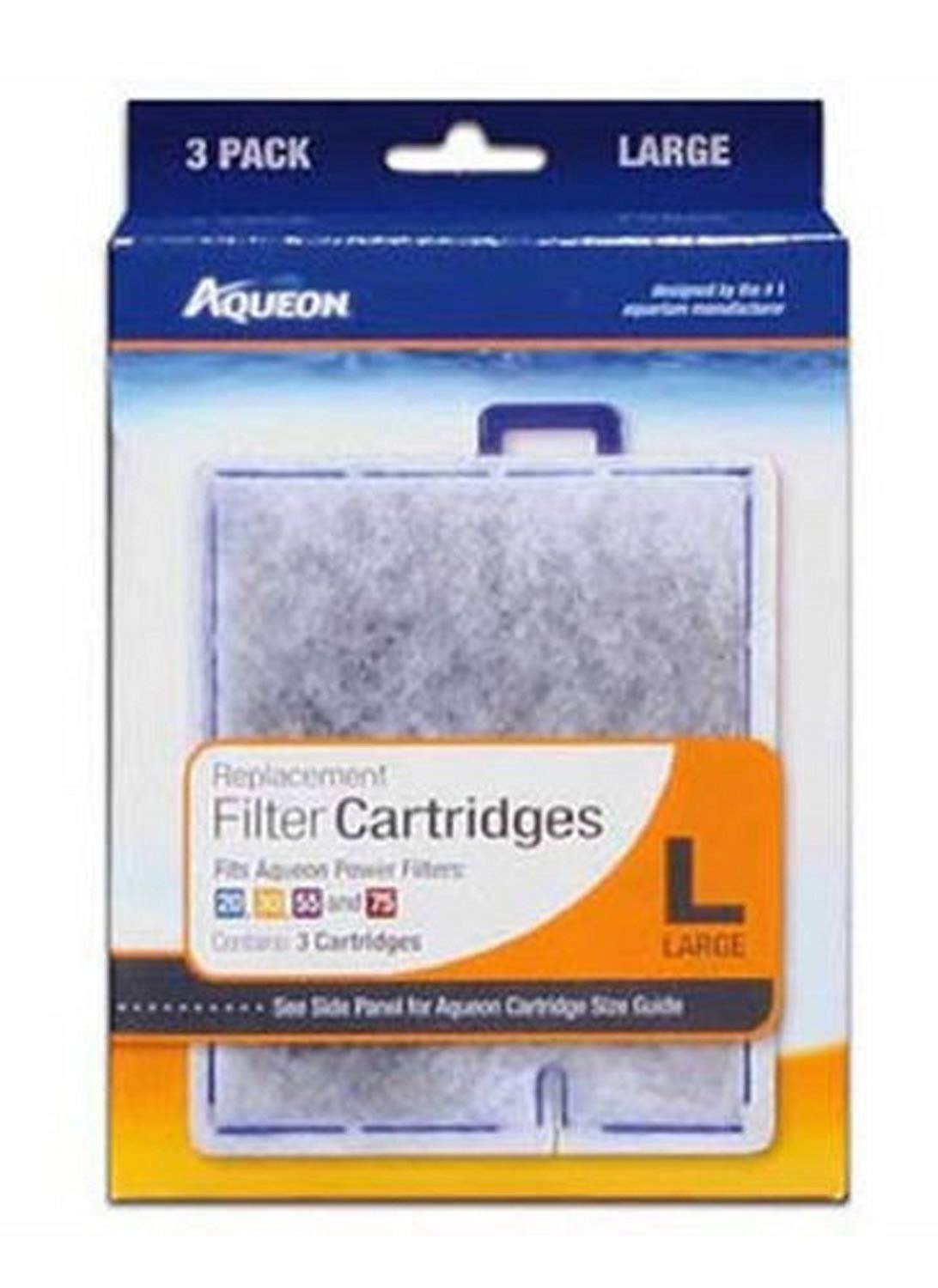 Aqueon Replacement Filter Cartridge Large 3pk, Aqueon