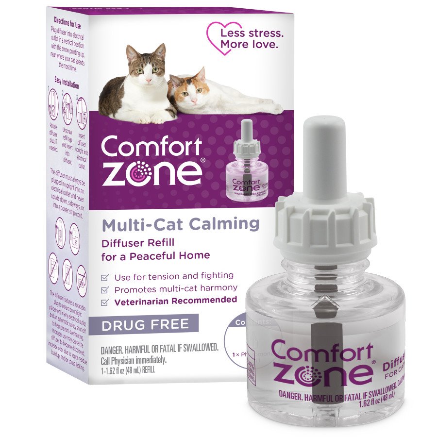 Comfort Zone Comfort Zone Multi Cat Calming Diffuser Refills: 1-pack, 1 Refill, Comfort Zone
