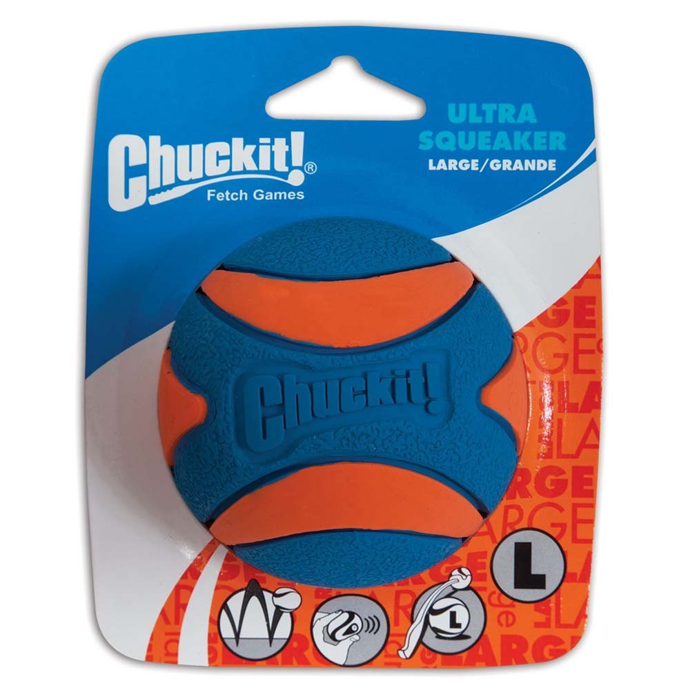 Chuckit! Ultra Squeaker Ball Dog Toy Large, Chuckit