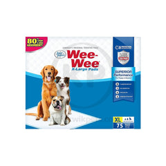 Four Paws Wee-Wee Superior Performance X-Large Dog Pee Pads 75 Count 28 in X 34 in