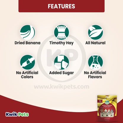 Oxbow Animal Health Simple Rewards Freeze Dried Banana Small Animal Treats, 1 oz, Oxbow