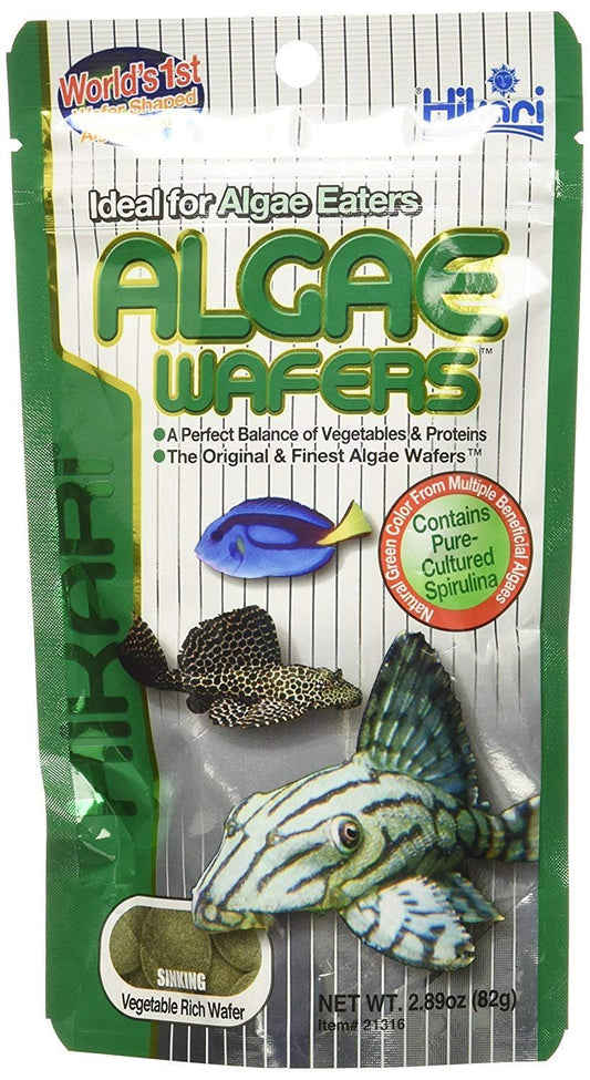 Hikari Tropical Algae Wafers for Bottom Feeding Herbivorous Fish Food, 2.89 Ounces, Hikari Usa Inc.
