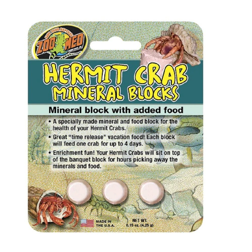 Zoo Med Hermit Crab Mineral Block, Zoo Med