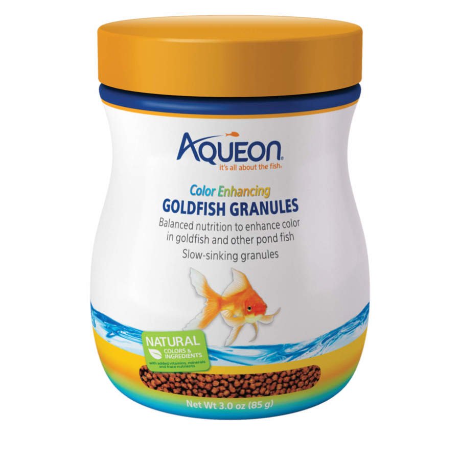 Aqueon Goldfish Granules Color Enhancing 3oz, Aqueon