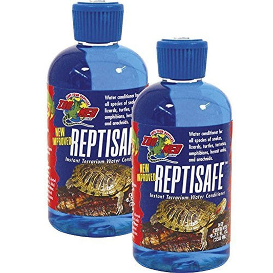 Zoo Med ReptiSafe Instant Terrarium Water Conditioner 8.75oz (Pack of 2), Zoo Med