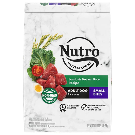 Nutro Natural Choice Small Bites Dog Food, Lamb & Brown Rice, 12-lb - 1