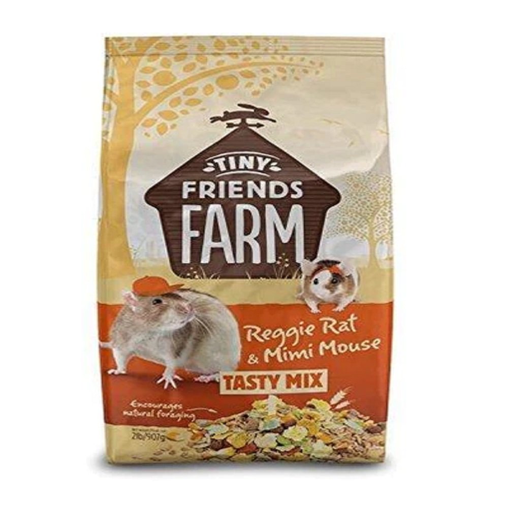 Supreme Petfoods Tiny Friends Farm Reggie Rat & Mimi Mouse 2lb, Supreme Petfoods