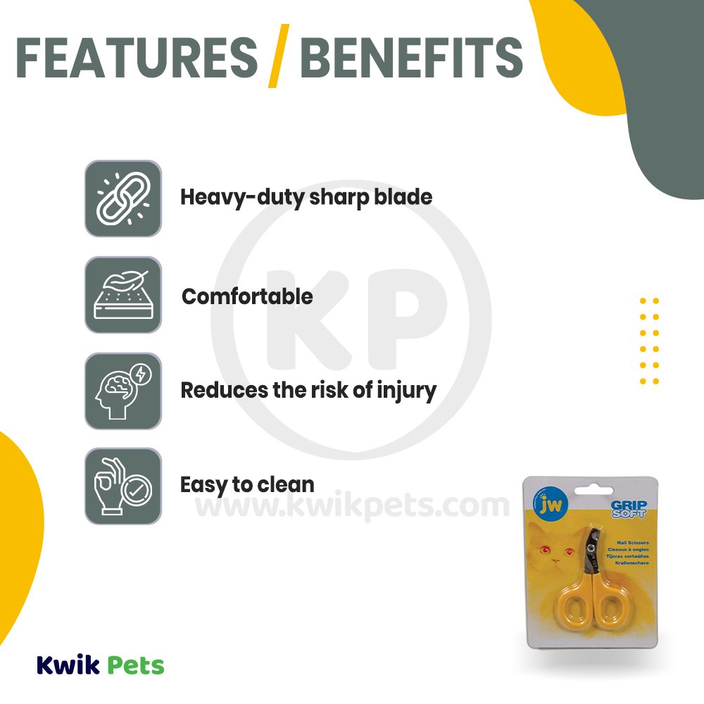 JW GripSoft Cat Nail Clipper, JW Pet