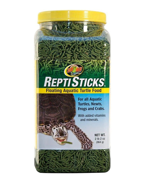 Zoo Med Repti Sticks Floating Aquatic Turtle Food 2.2lb, Zoo Med