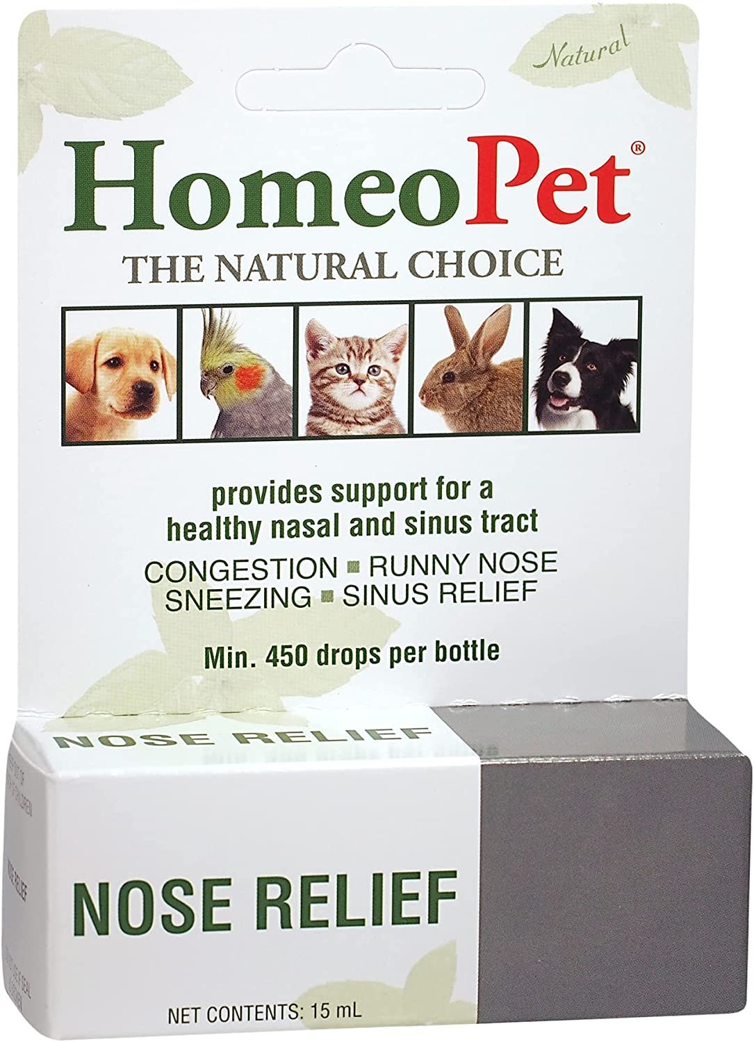 HomeoPet Nose Relief 15 ml, HomeoPet
