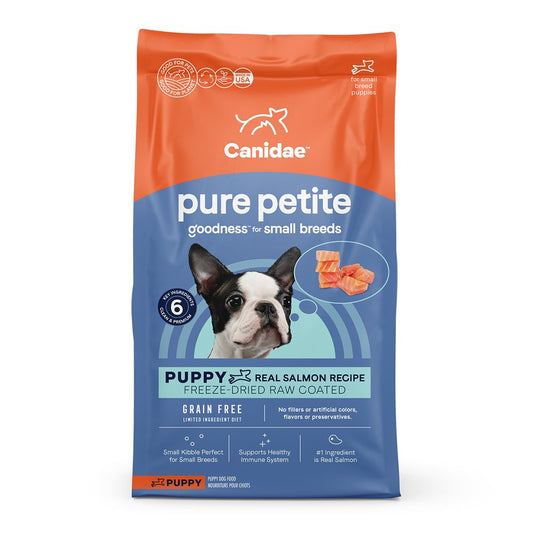 CANIDAE PURE Grain-Free Petite Small Breed Adult Raw Freeze-Dried Dog Food Lamb, 4 lb, CANIDAE PURE