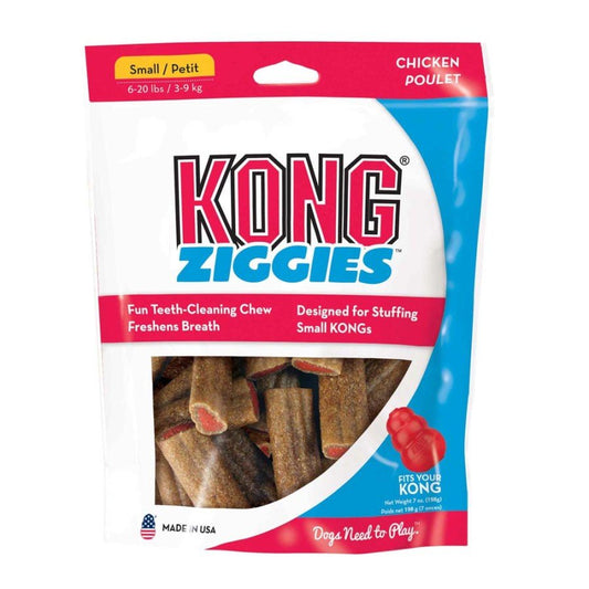 KONG Stuff'N Ziggies Dog Treat, 7 oz, SM, KONG