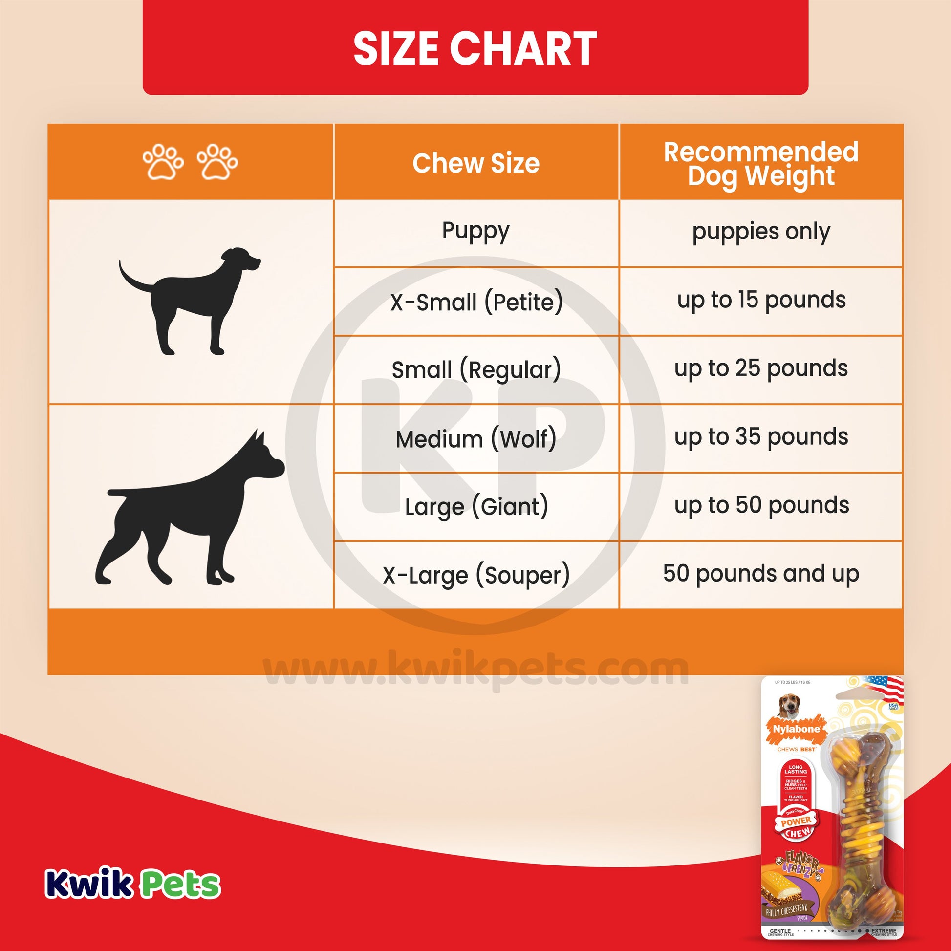 Nylabone Flavor Frenzy Dura Chew Texture Bone Cheesesteak Flavor Souper, Nylabone