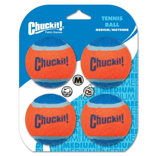 Chuckit! Tennis Balls Dog Toy Medium 4 Pack - 1