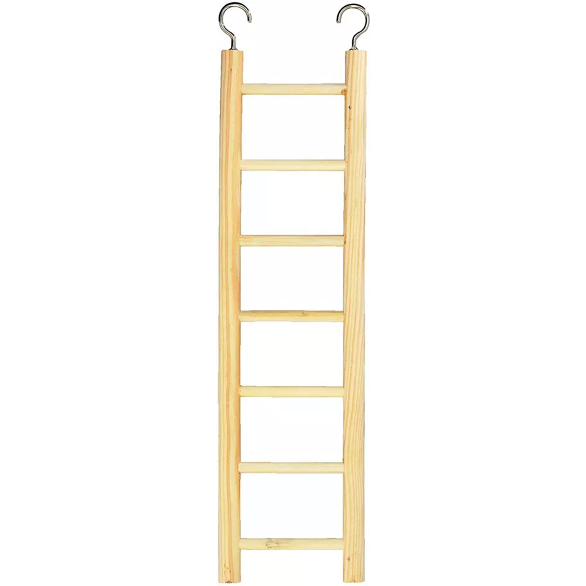 Prevue Pet Products Birdie Basics 7-Rung Ladder Unvarnished Hardwood, 2.88 in X 11.13 in, Prevue Pet Products