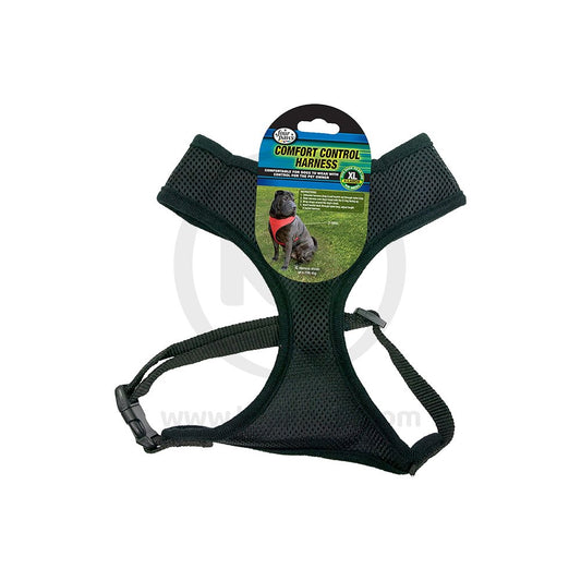 Four Paws Comfort Control Dog Harness Black, Extra Large, Four Paws