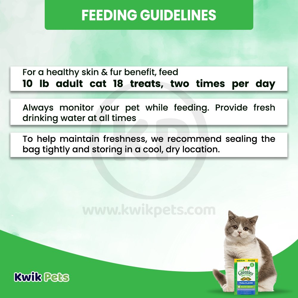 Greenies Feline SmartBites Healthy Indoor Cat Treats Tuna, 4.6 oz, Greenies