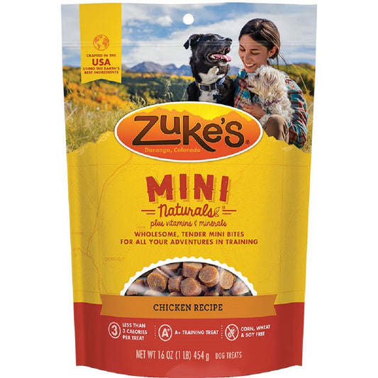 Zuke's Dog Mini Natural Chicken 1lb, Zuke's