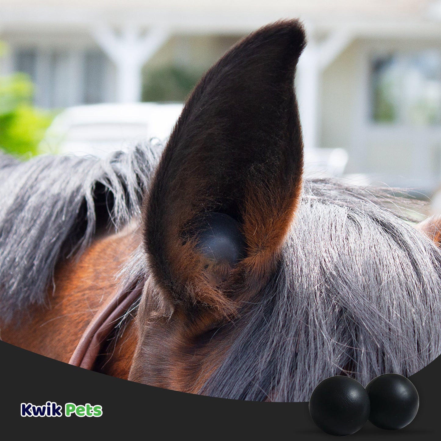 Equine Healthcare International Premium Horse Earplugs - Smooth Style (Pony) - Kwik Pets