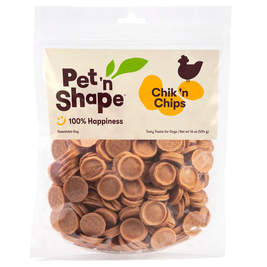 Pet 'N Shape Chik 'n Chips Dog Treat, 16 oz, Pet 'N Shape