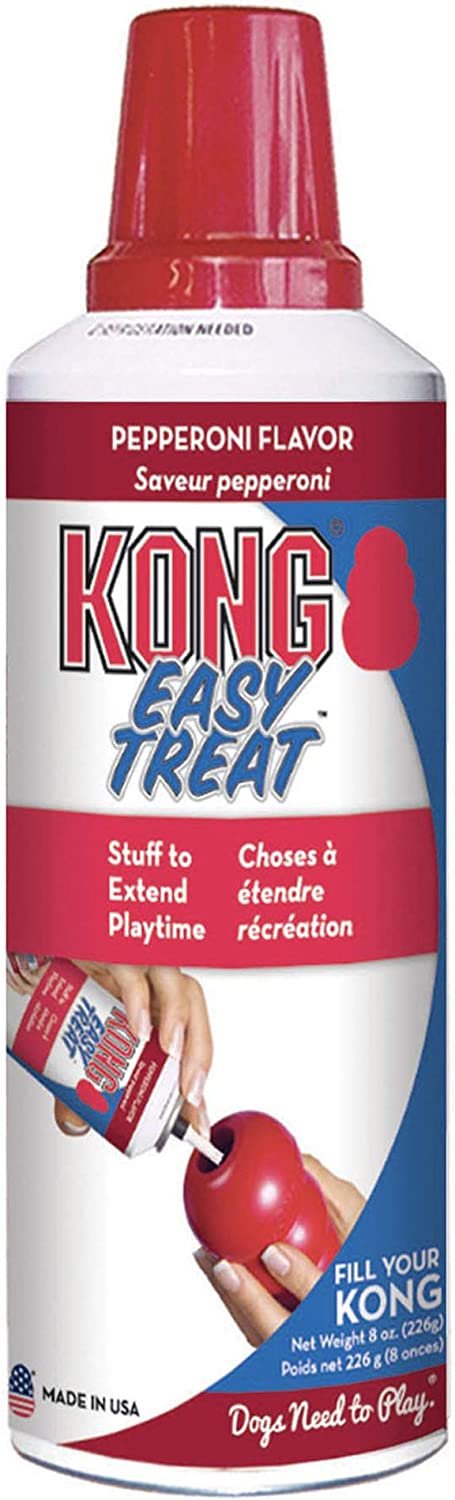 KONG Easy Treat Paste Dog Treat Pepperoni, 8 oz, KONG