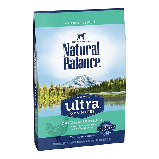 Natural Balance Pet Foods Ultra Grain Free Dry Dog Food Chicken 11-lb, Natural Balance