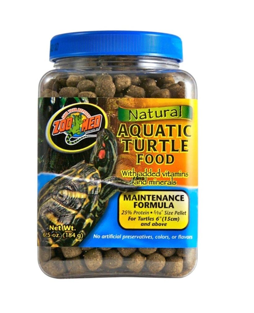 Zoo Med Aquatic Turtle Food Maintenance Formula Dry Food 6.5 oz, Zoo Med