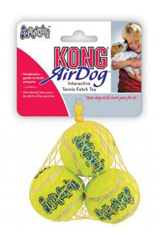 Kong Airdog Squeakair Tennis Ball Extra Small 3ct, Kong